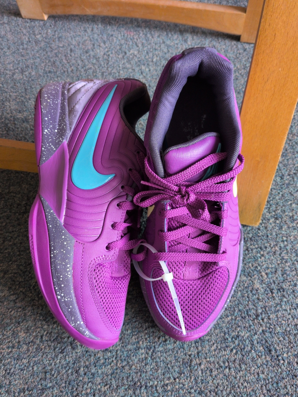 Nike JA 2 'Stargazer' Purple Blue Yellow FD7328-500 Men's Size 7 Shoes